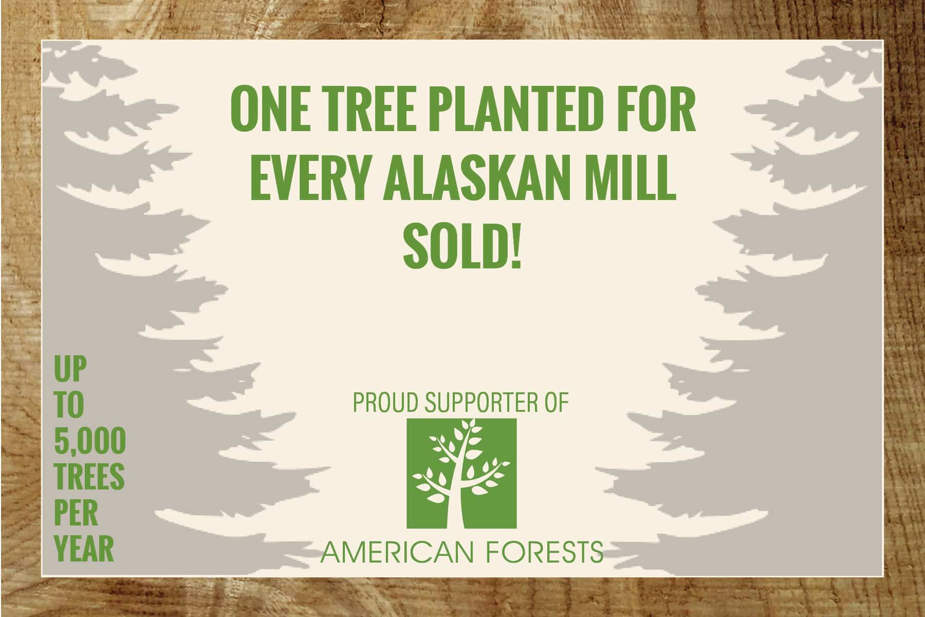 Buy an Alaskan Plant a Tree for American Forests