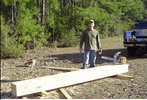 cutting-12-foot-red-oak-beams