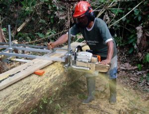 Milling Lumber in Tena, Ecuador