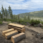 Alaskan Mill Builds Tahoe Trail Benches